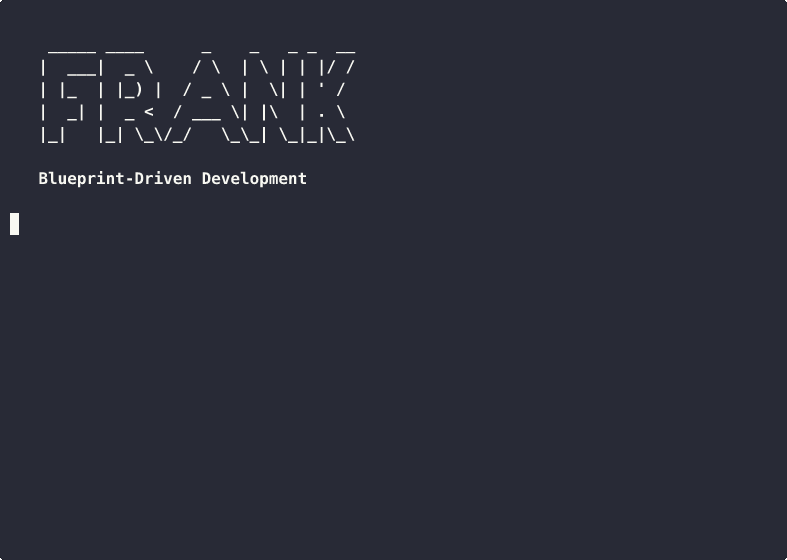 Frank CLI demo showing init, status, and alive commands